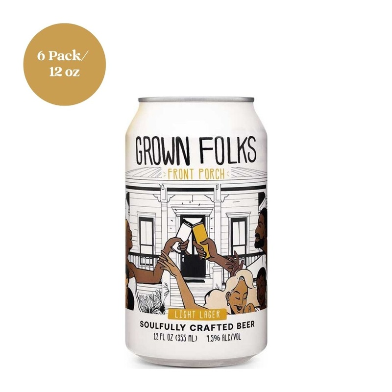 Grown Folks Front Porch Light Lager 6pk 12 fl oz