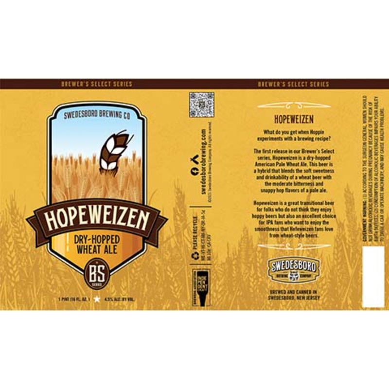 Hopeweizen Dry-Hopped Wheat Ale 16OZ SINGLE CAN