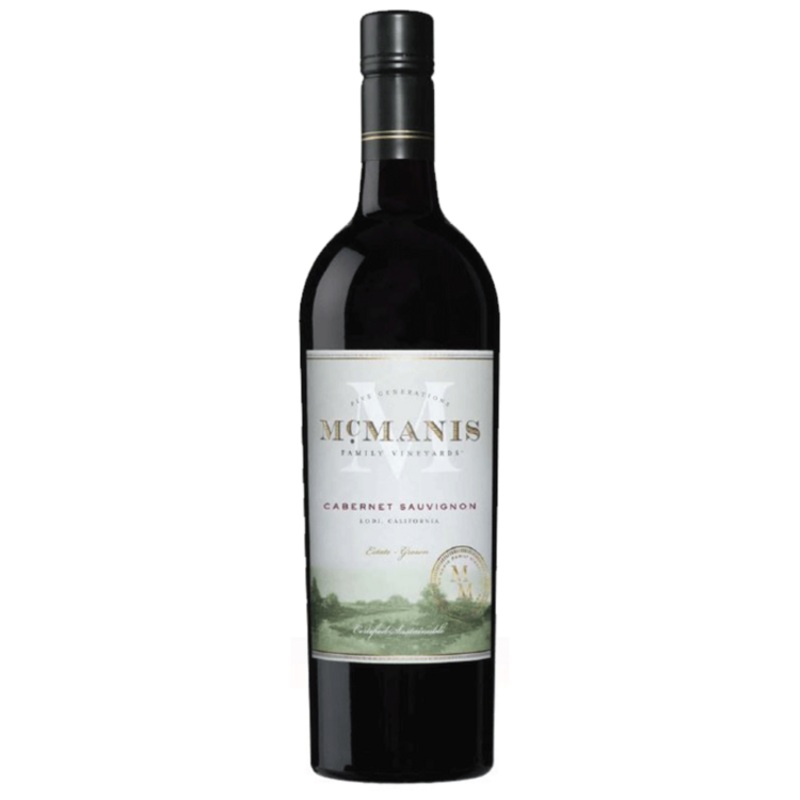 MCMANIS FAMILY VINEYARDS CABERNET SAUVIGNON CALIFORNIA 750ML 750ML