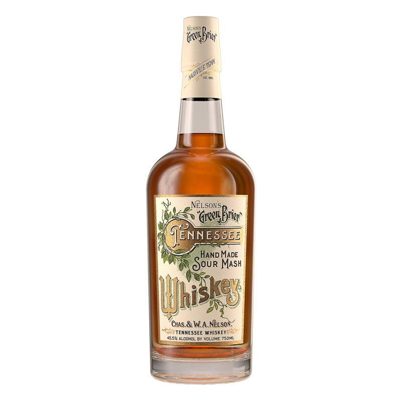 NELSON’S GREEN BRIER TENNESSEE WHISKEY HAND MADE SOUR MASH 91 750ML 750ML