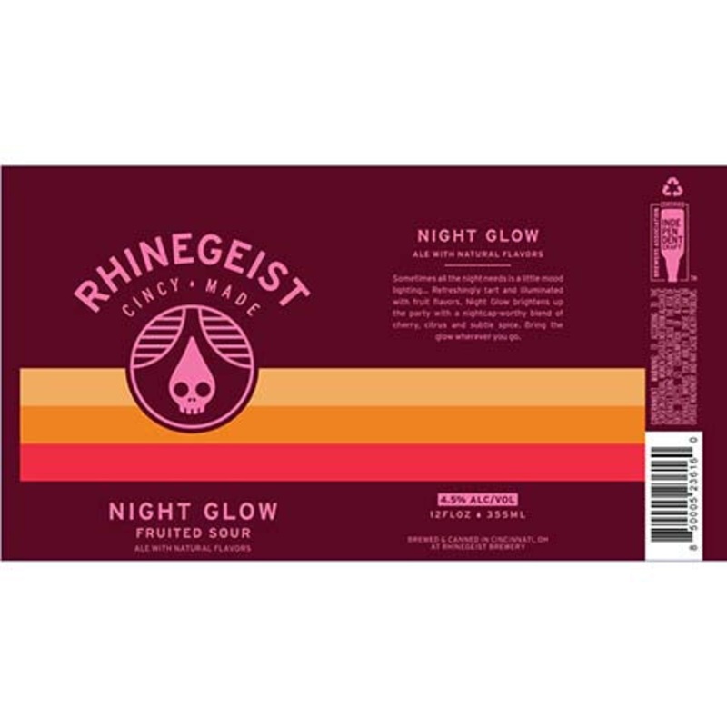 Rhinegeist Night Glow Fruited Sour Ale 12OZ SINGLE CAN