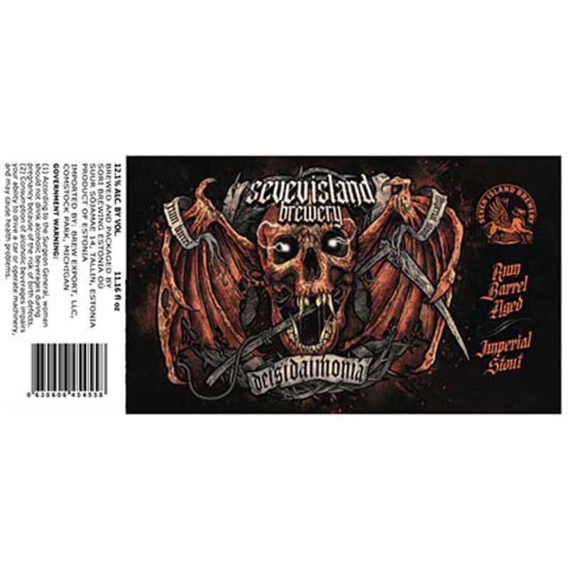 Seven Island Deisidaimonia Rum Barrel Aged Imperial Stout 330ML BTL