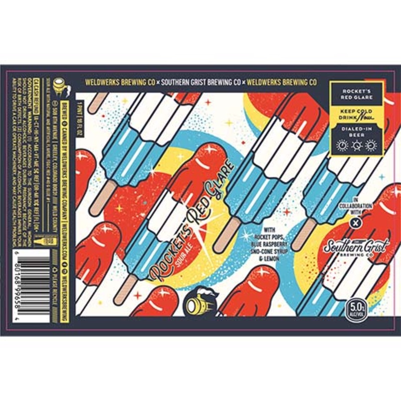 Weldwerks Rocket’s Red Glare Sour 16OZ SINGLE CAN