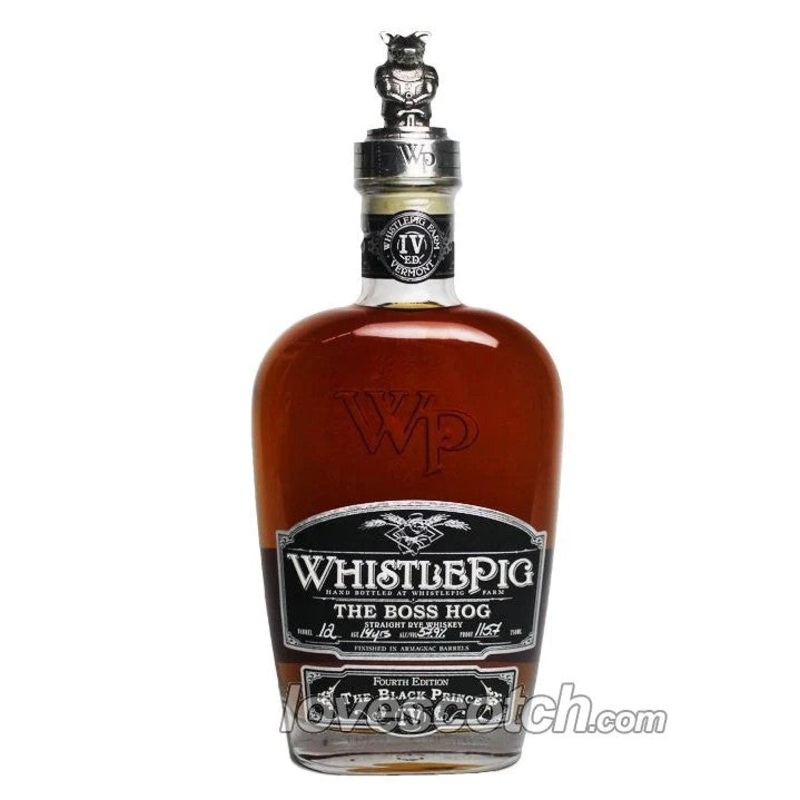 Whistlepig ‘The Boss Hog IV: The Black Prince’ Straight Rye Whiskey 750ML BTL