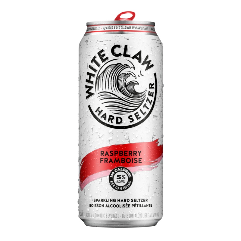 WHITE CLAW HARD SELTZER RASPBERRY 473ML CAN @ Township [1029996] 473 ml
