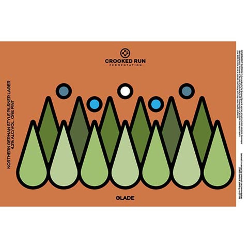 Crooked Run Fermentation Glade Pilsner Lager 16OZ SINGLE CAN