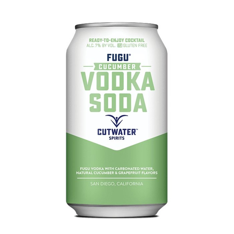 Fugu Cucumber Vodka Soda (4 Pack – 12 Ounce Cans)