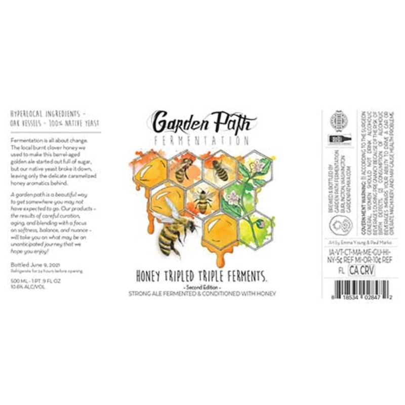 Garden Path Fermentation Honey Tripled Triple Ferments 500ML BTL