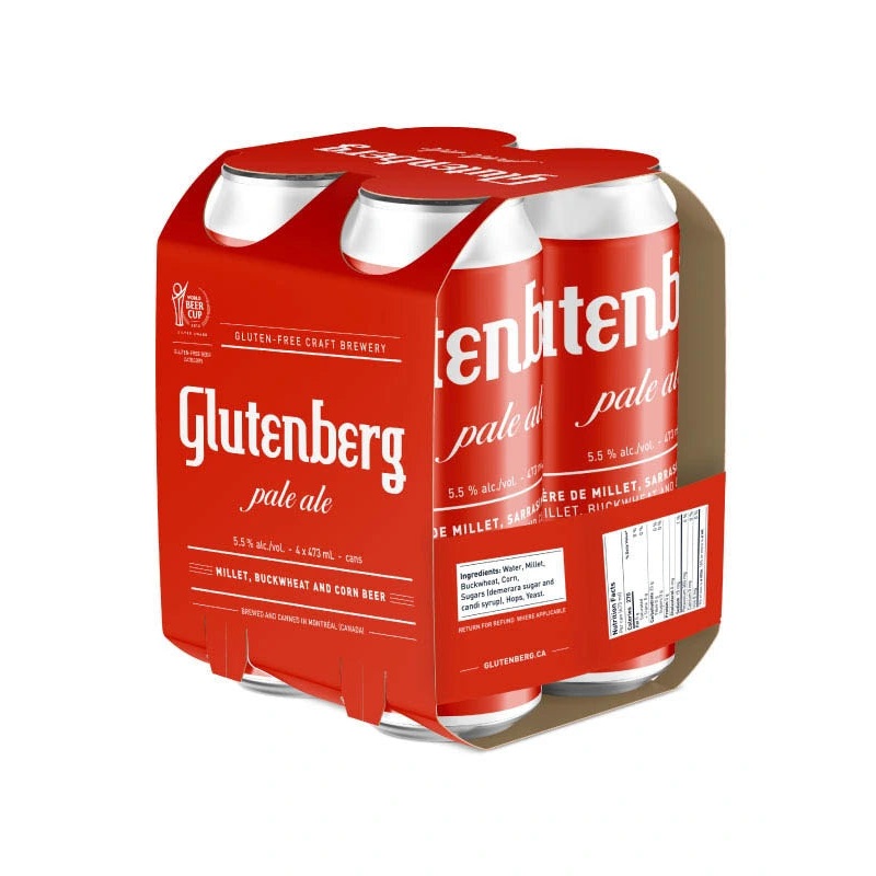 GLUTENBERG AMERICAN PALE ALE 473ML 4PK CAN @ MacTaggart Ridge [1011534] 1892 ml