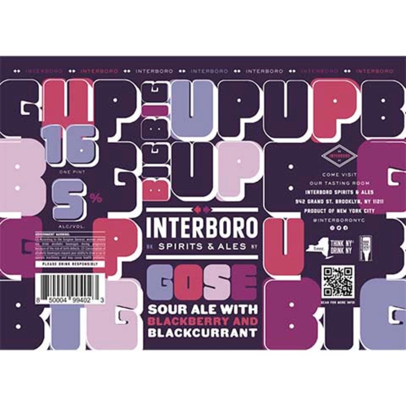 Interboro Big Up Big Up Sour 16OZ SINGLE CAN
