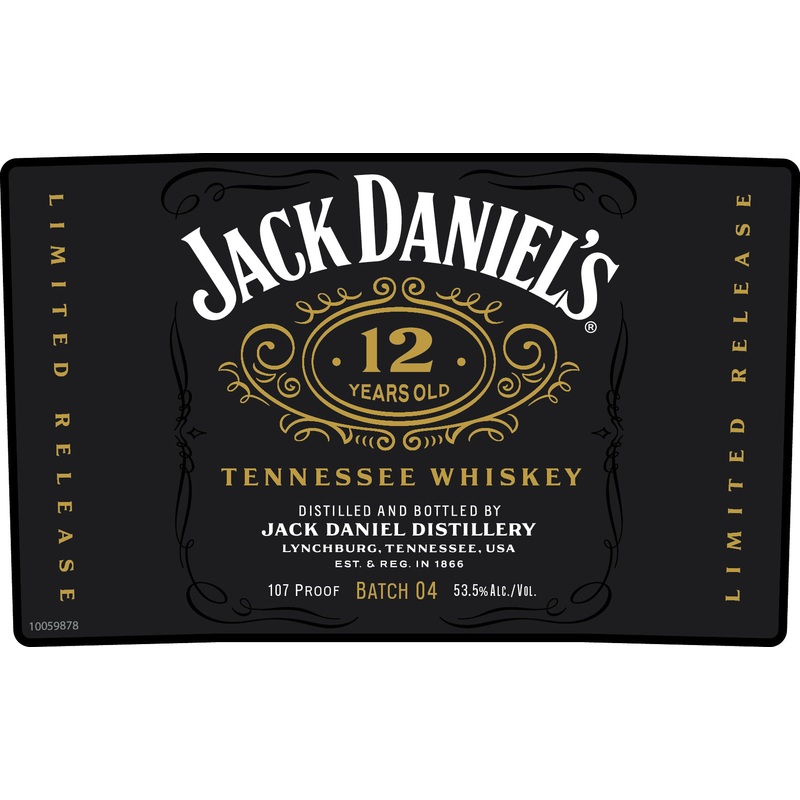 Jack Daniel’s 12 Year Old Tennessee Whiskey Batch 04