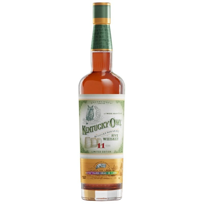 Kentucky Owl 11 Year Old Bayou Mardi Gras XO Casks Kentucky Straight Rye Whiskey 750ML BTL