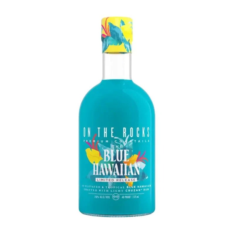On The Rocks Blue Hawaiian Limited Release Cocktail 375mL