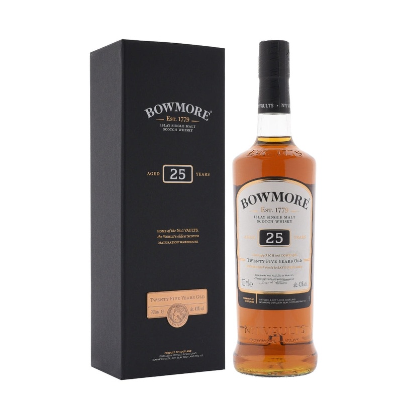 BOWMORE 25 YEAR OLD 750 ML *****COLLECTORS ALERT*****