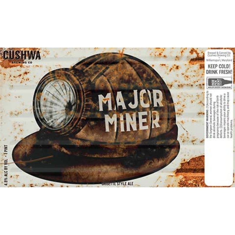 Cushwa Major Miner Grisette Style Ale 16OZ SINGLE CAN