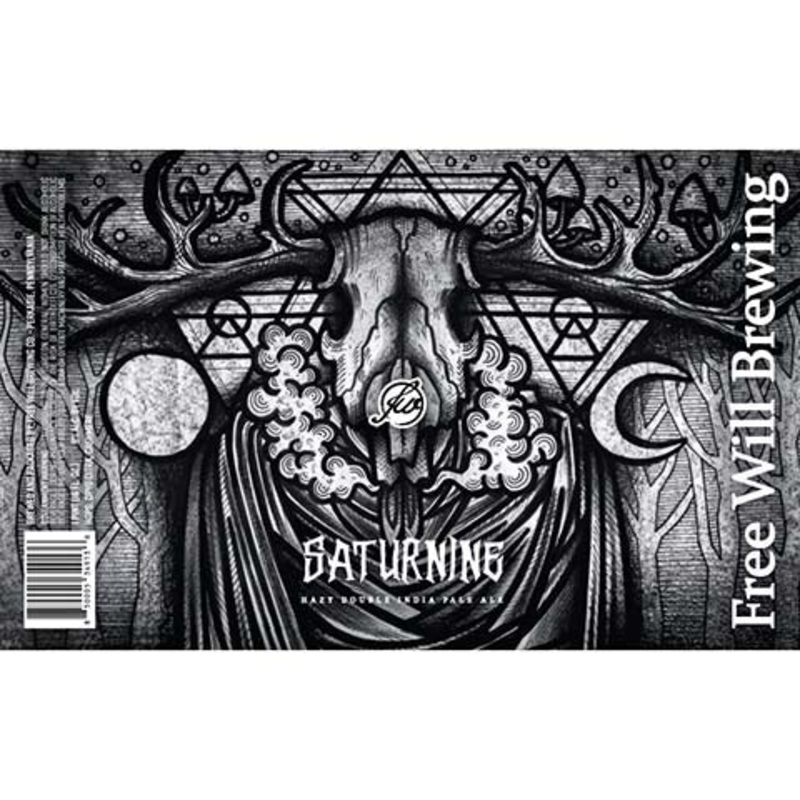 Free Will Saturnine Hazy DIPA 16OZ SINGLE CAN