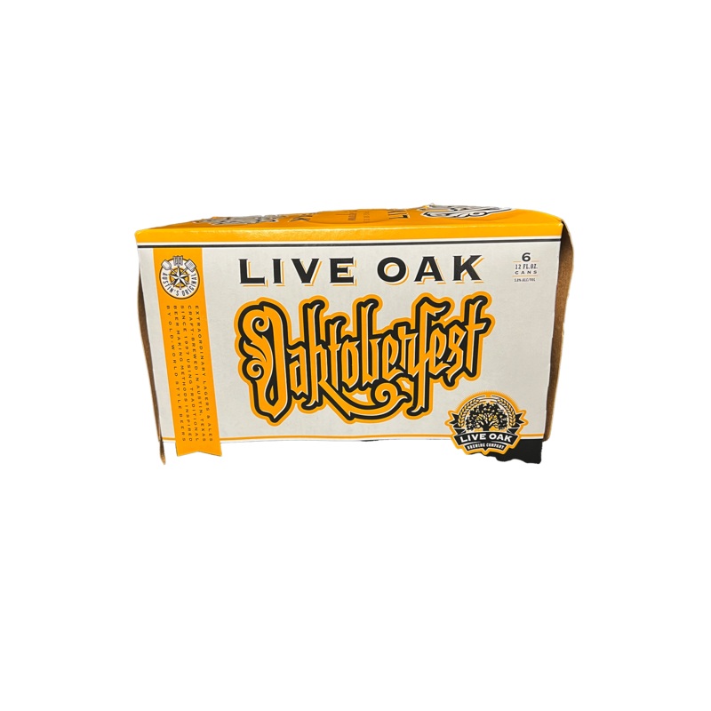 Live Oak Oaktoberfest 6 Pack Cans
