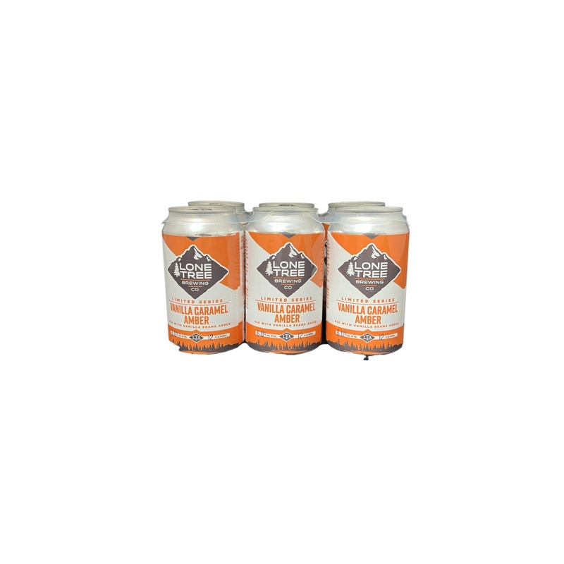Lone Tree Seasonal 6 Pack Cans Vanilla Caramel Amber