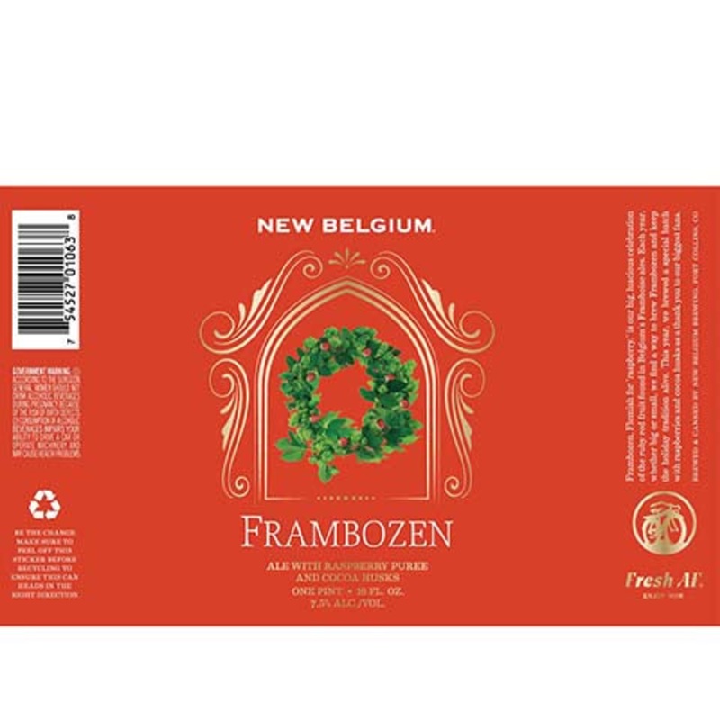 New Belgium Frambozen Ale 16OZ SINGLE CAN