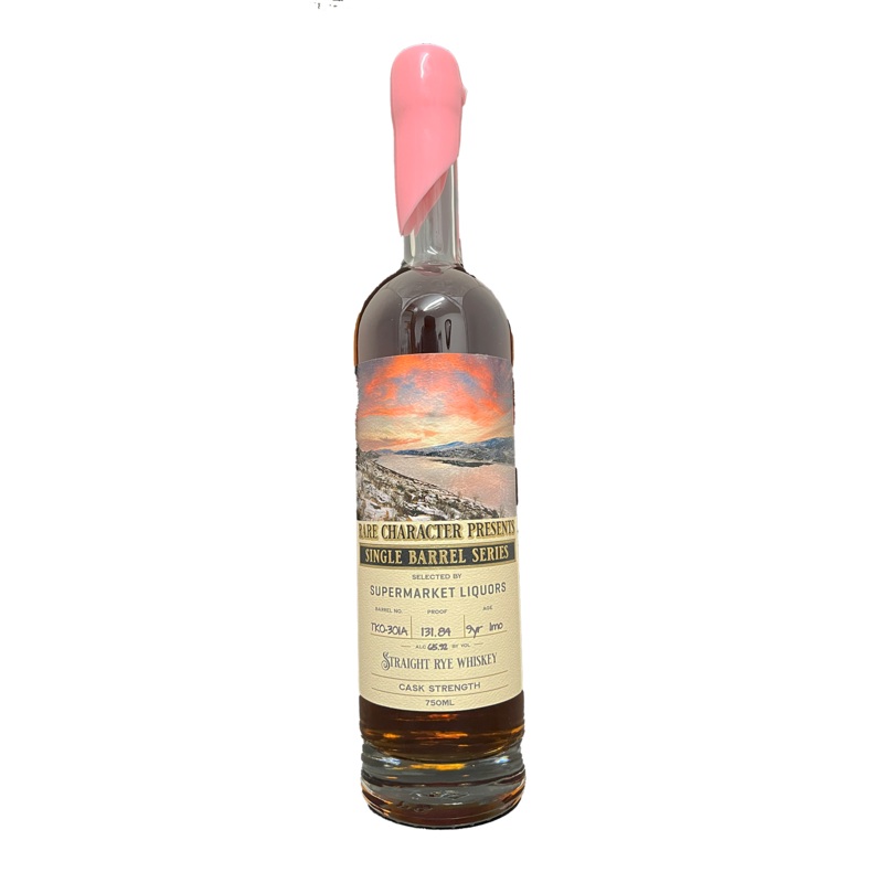 ***Rare Character Single Barrel Series Straight Rye Whiskey 750ML***