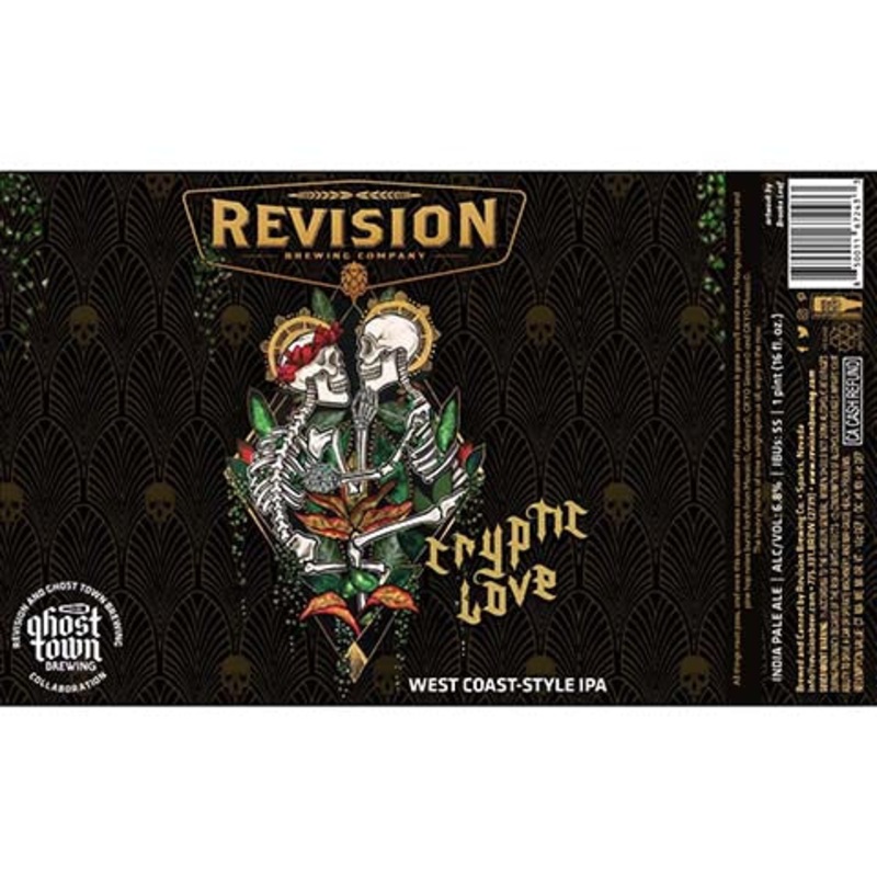 Revision Cryptic Love West Coast IPA 16OZ SINGLE CAN