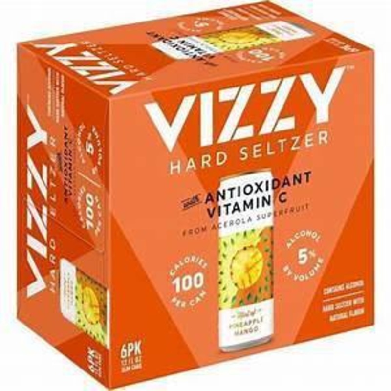 Seltzer Vizzy 6pk Pineapple Mango