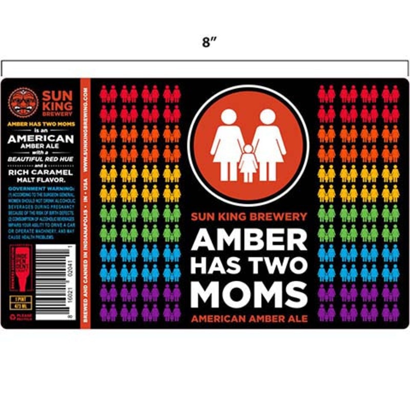 Sun King Amber Has Two Moms American Amber Ale 16OZ SINGLE CAN