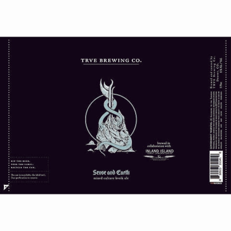 TRVE Sense and Earth Kviek Ale 16OZ SINGLE CAN