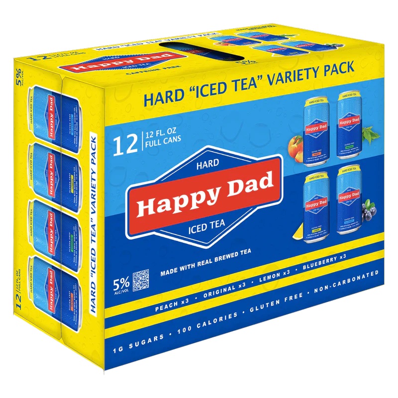 HAPPY DAD HARD ICED TEA VARIETY PACK 355ML 12PK CAN @ Lethbridge [1056632] 4260 ml