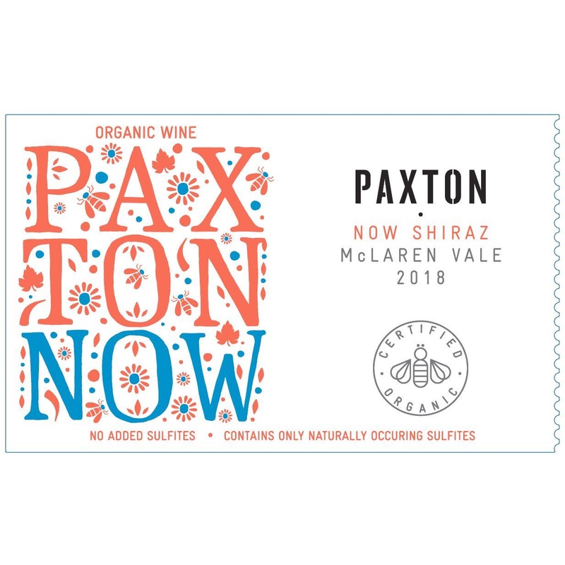 PAXTON NOW SHIRAZ USDA CERTIFIED ORGANIC 2019 750 mL