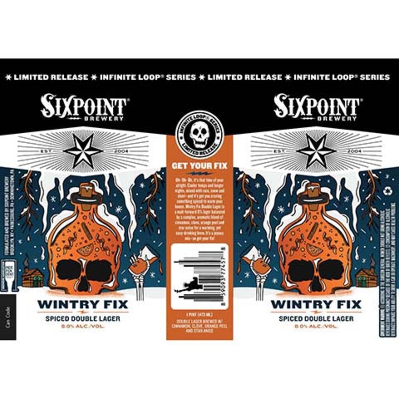 Sixpoint Wintry Fix Double Lager 16OZ SINGLE CAN