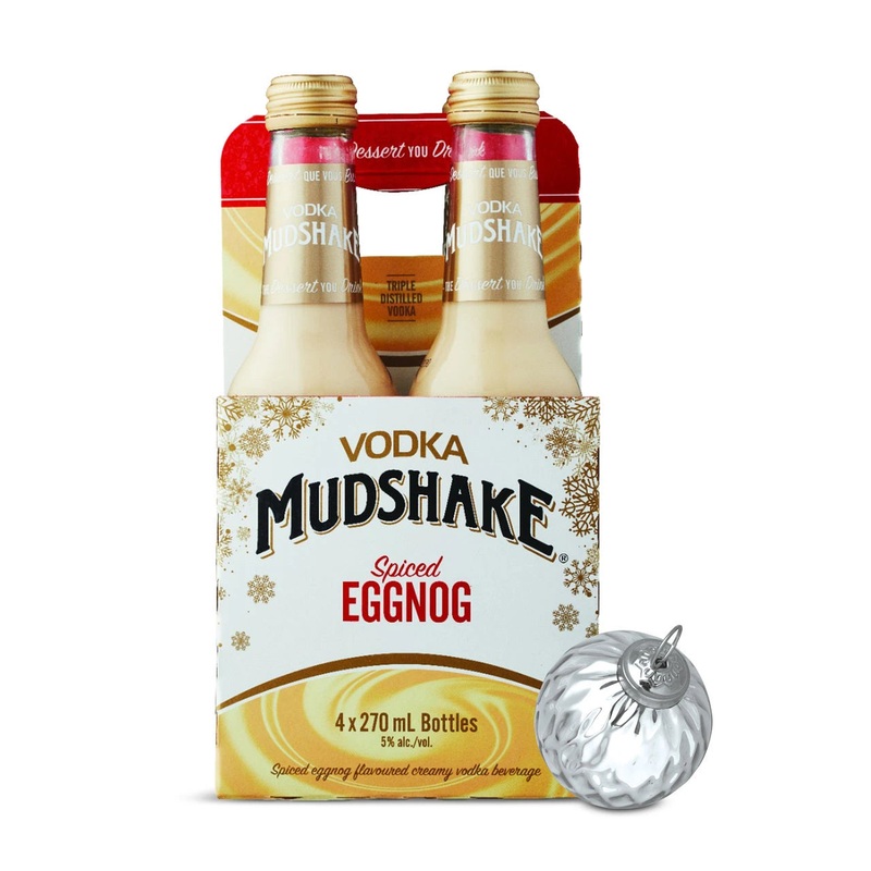 VODKA MUDSHAKE EGGNOG 270ML 4PK BT @ Signal Hill [1021173] 1080 ml