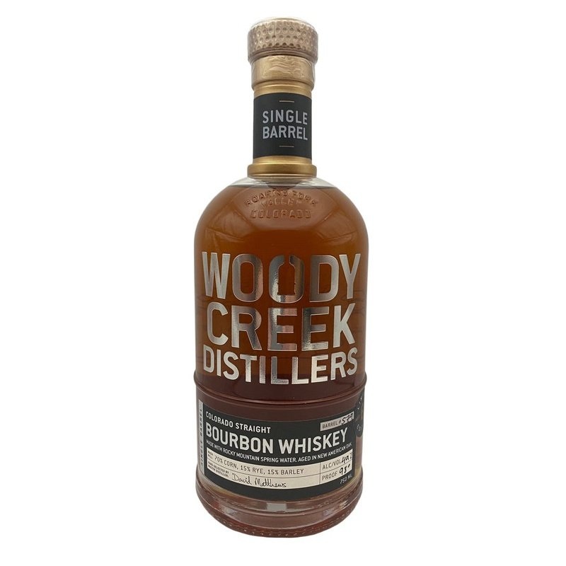 Woody Creek Cask Strength Colorado Straight Rye Whiskey 750ML BTL
