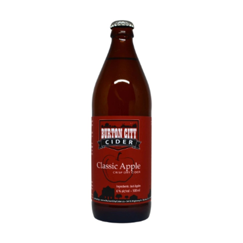 BURTON CITY CIDER CLASSIC APPLE 500ML BT @ Sage Hill [1028961] 500 ml