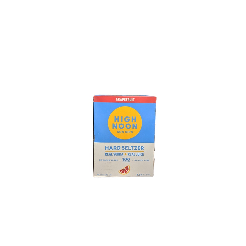 High Noon Grapefruit Vodka Soda 4 Pack