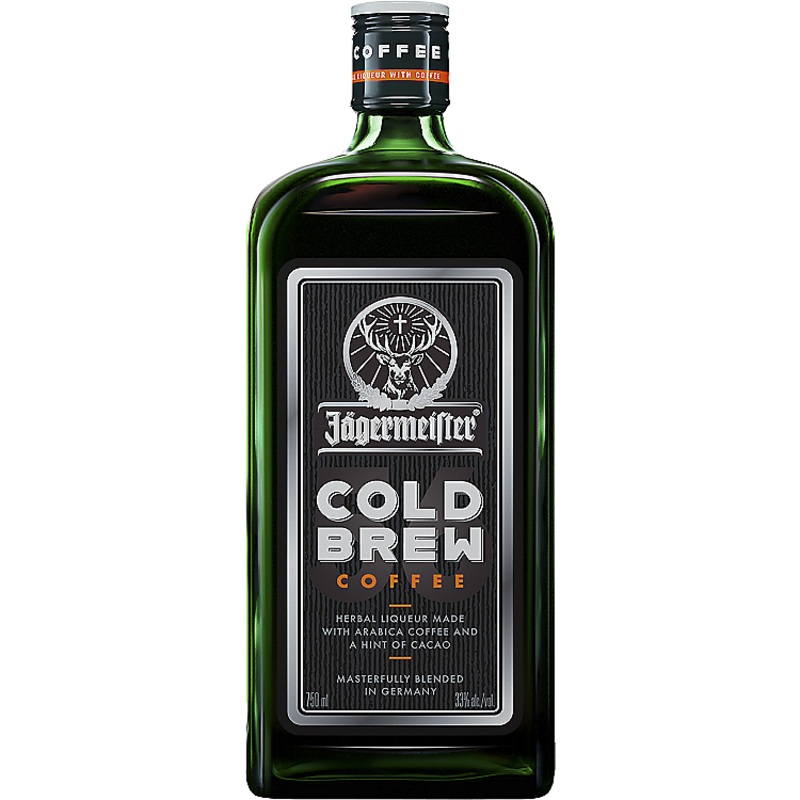 JAGERMEISTER COLD BREW COFFEE HERBAL LIQUEUR 66 W/ MUG 750ML 750ML