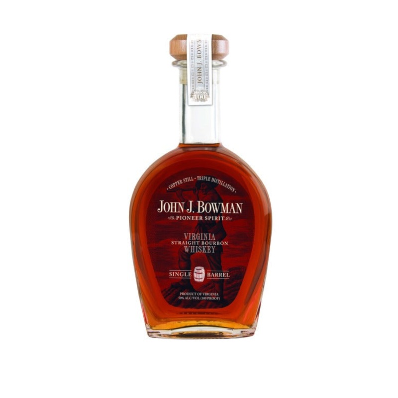 JOHN J. BOWMAN STRAIGHT BOURBON SINGLE BARREL 100 750ML 750ML