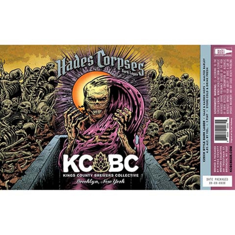 Kings County Brewers Collective Hades Corpses Dark Lager 16OZ SINGLE CAN