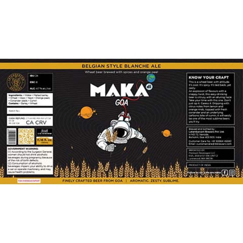 Latambarcem Maka Di Belgian Blanche Ale 330ML BTL