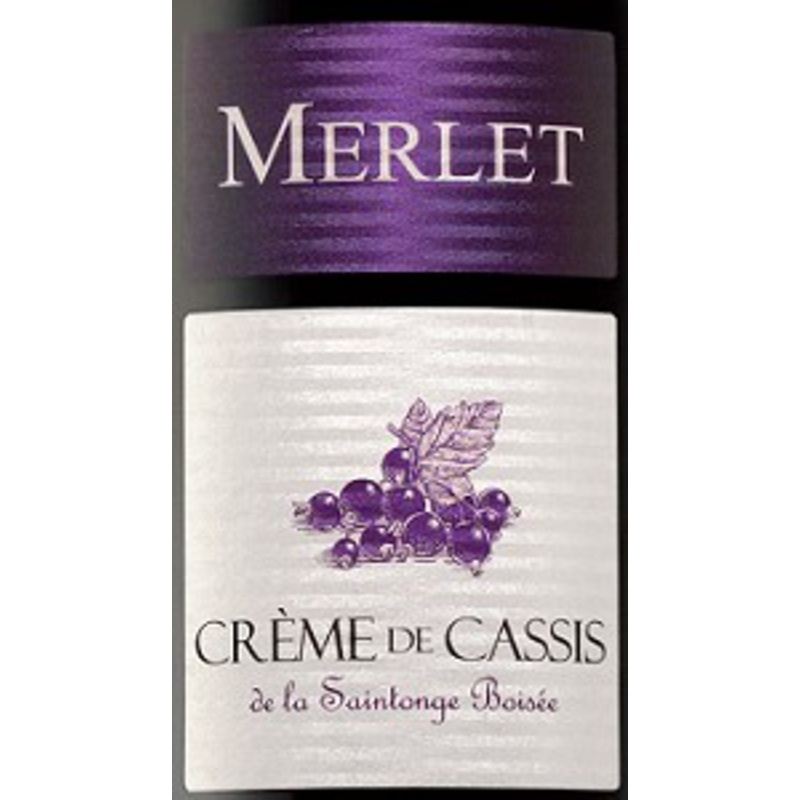 MERLET CASSIS (BLACKCURRANT) LIQUEUR 375 mL