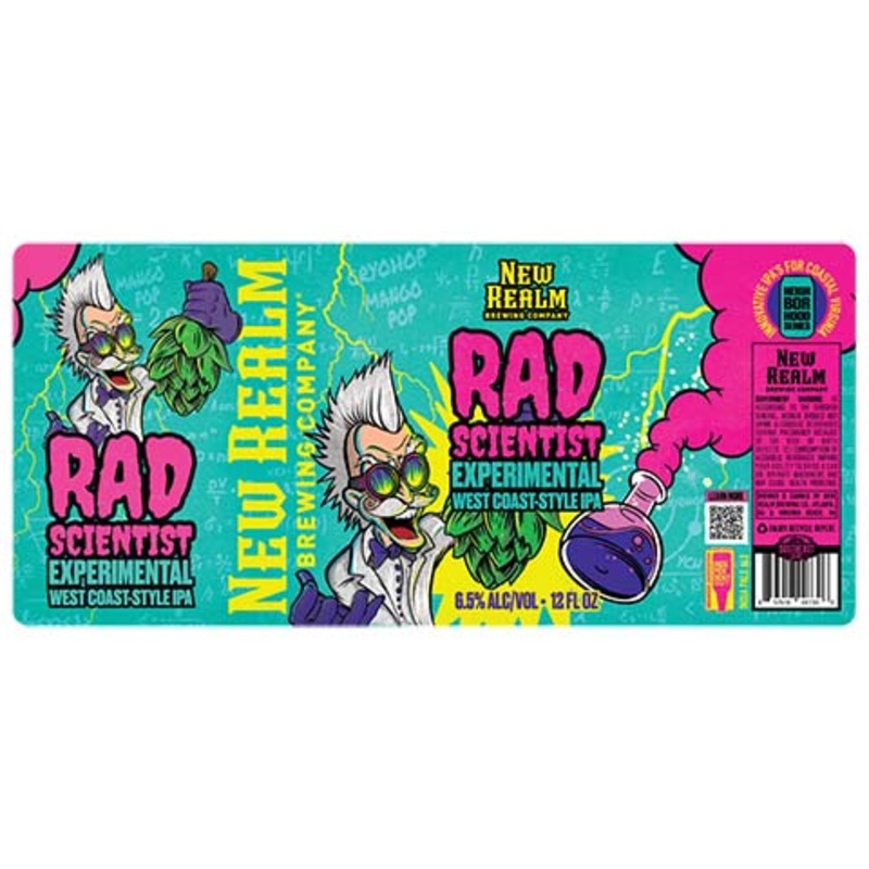 New Realm Rad Scientist IPA 12OZ SINGLE CAN