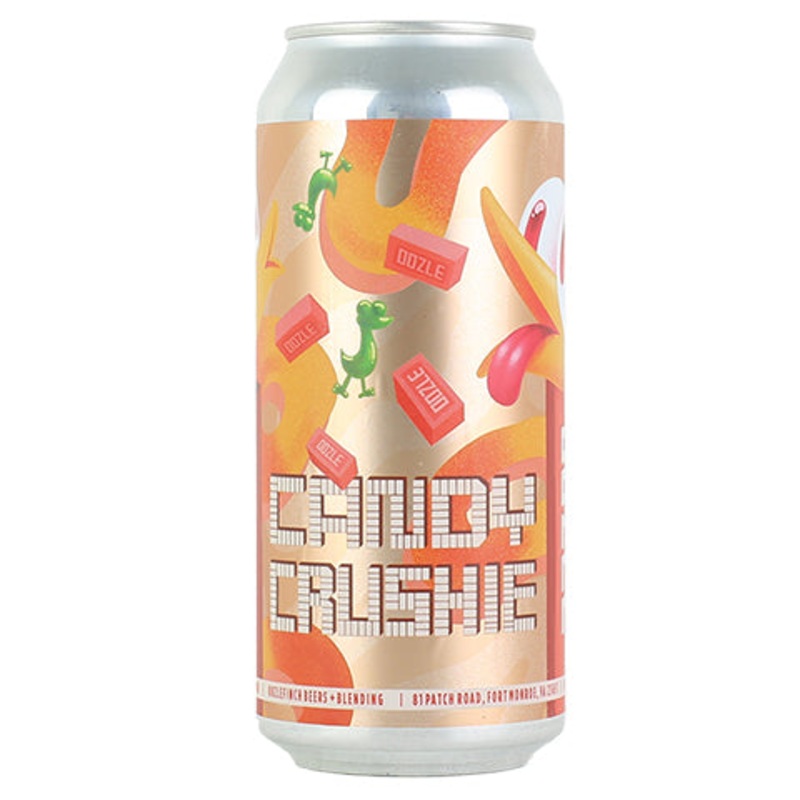 Oozlefinch Candy Crushie Peach Gummy Rings Sour Ale 16OZ SINGLE CAN