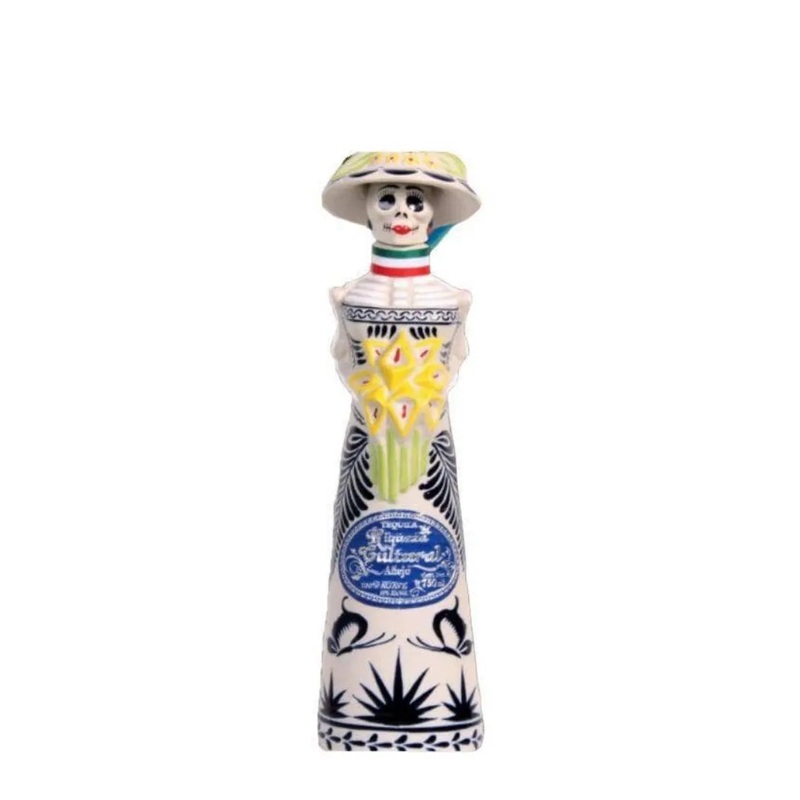 Riqueza Cultural Aejo Catrina Ceramica Tequila 750mL