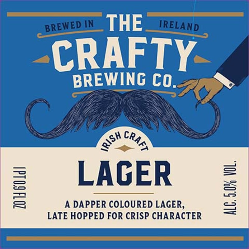 The Crafty Irish Craft Lager 500ML BTL