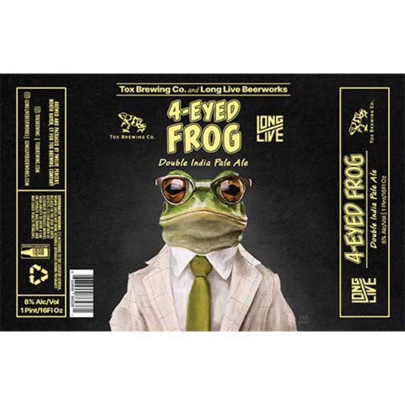 Tox 4-Eyed Frog DIPA 16OZ SINGLE CAN