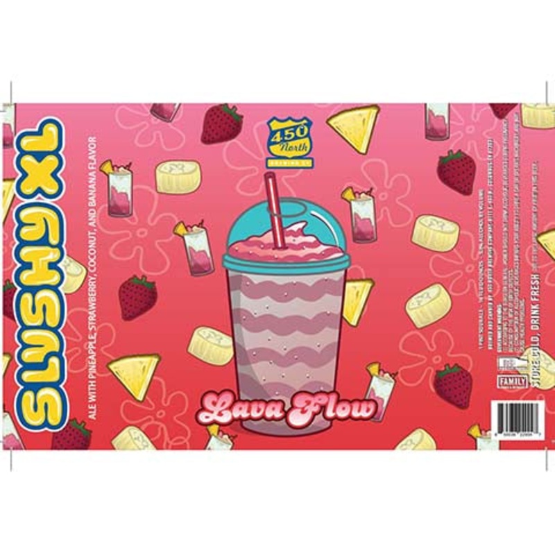 450 North Lava Flow Slushy XL Sour Ale 16OZ SINGLE CAN