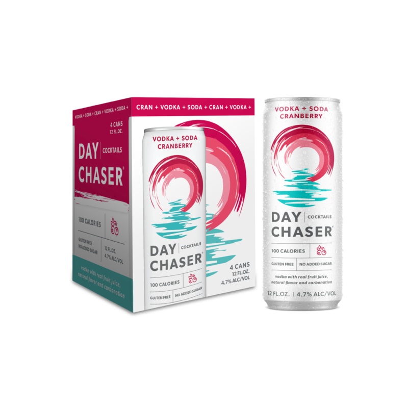 Cocktail Day Chaser 4pk Cranberry Vodka Soda