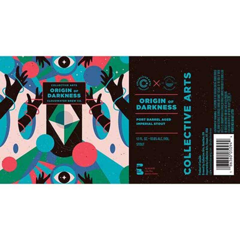 Collective Arts/Cloudwater Origin of Darkness Imperial Stout 12OZ SINGLE CAN