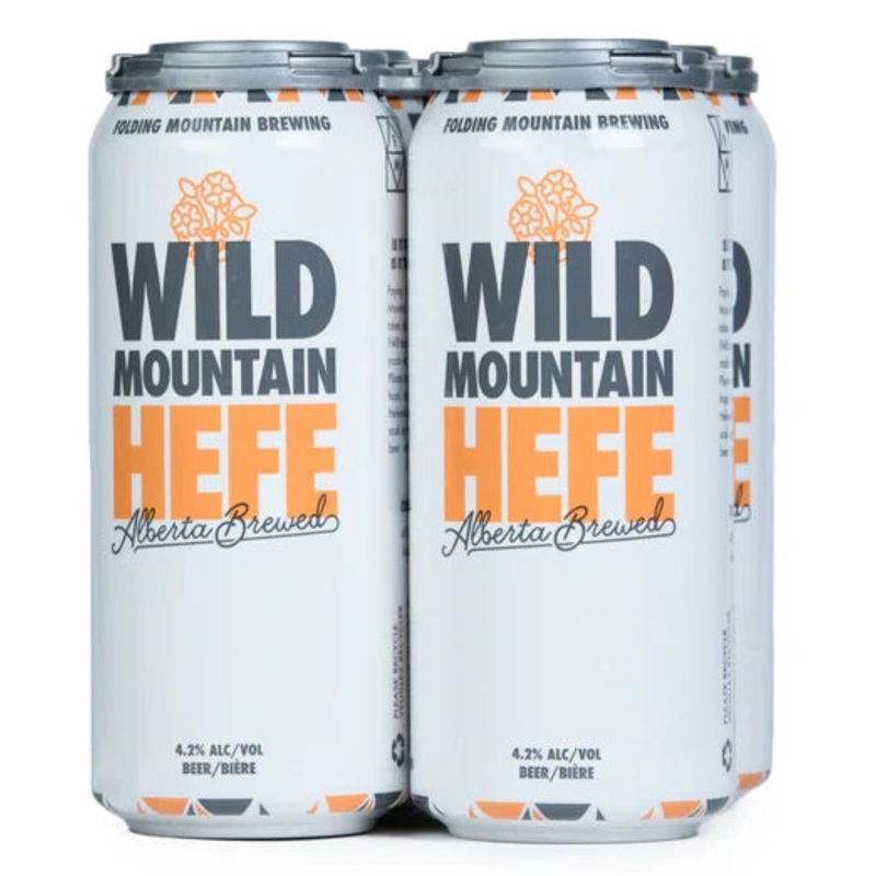 FOLDING MOUNTAIN WILD MOUNTAIN HEFEWEIZEN 473ML 4PK CAN @ Windermere [1004767] 1892 ml