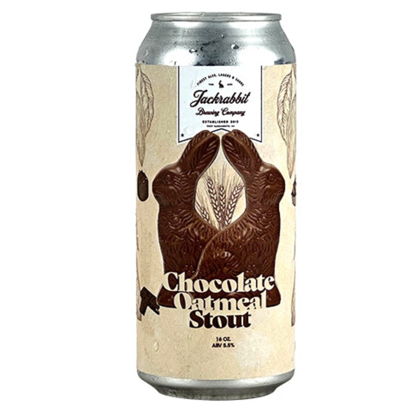 Jackrabbit Chocolate Oatmeal Stout 16OZ SINGLE CAN